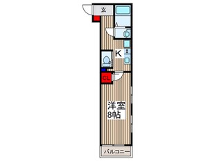 ＭＥＬＤＩＡ大和田Ⅳの物件間取画像